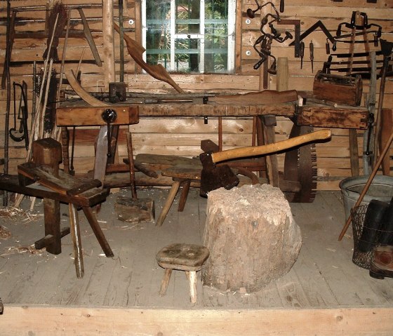 Ausstellung Werkzeuge, © Verein für Heimatgeschichte und Dorfkultur e.V.