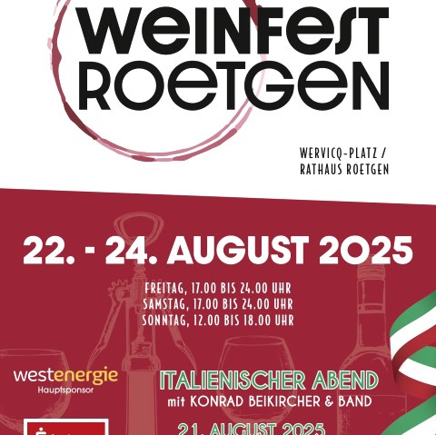 Veranstaltungsplakat, © Kulutkreis der Gemeinde Roetgen e.V.