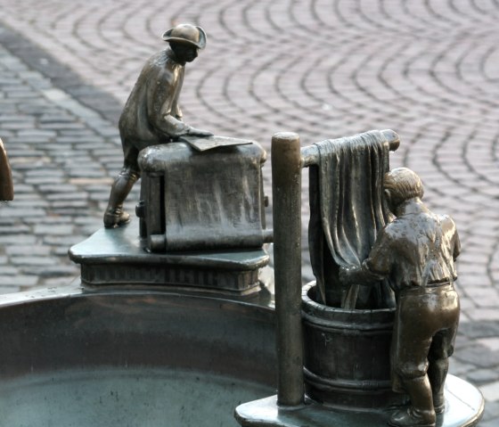 Fontaine des drapiers à Monschau