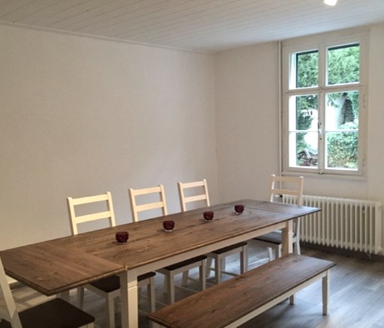Vacation home Maison Riviére Dining room