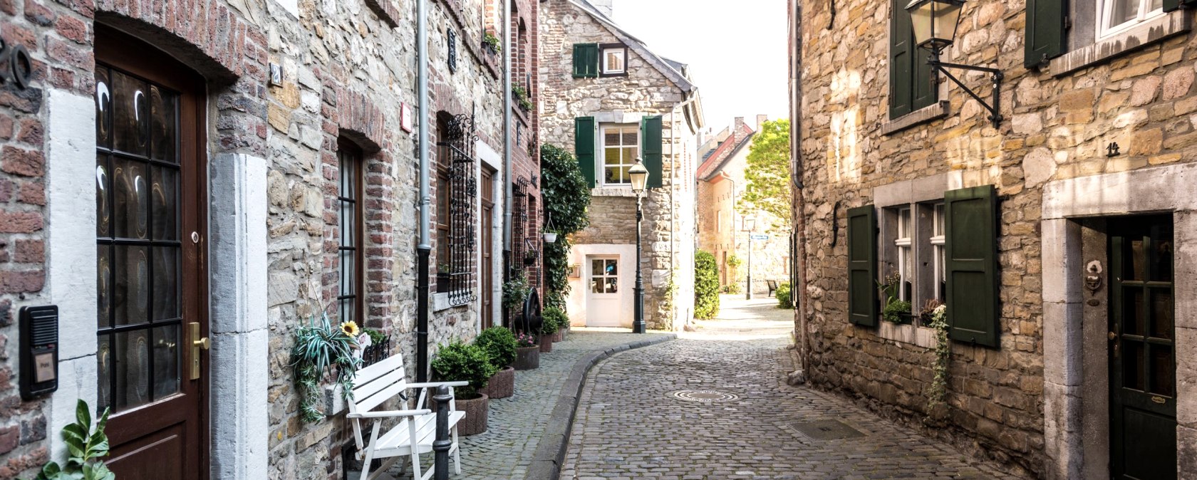 Altstadt-Gasse in Stolberg, © Dominik Ketz / Städteregion Aachen
