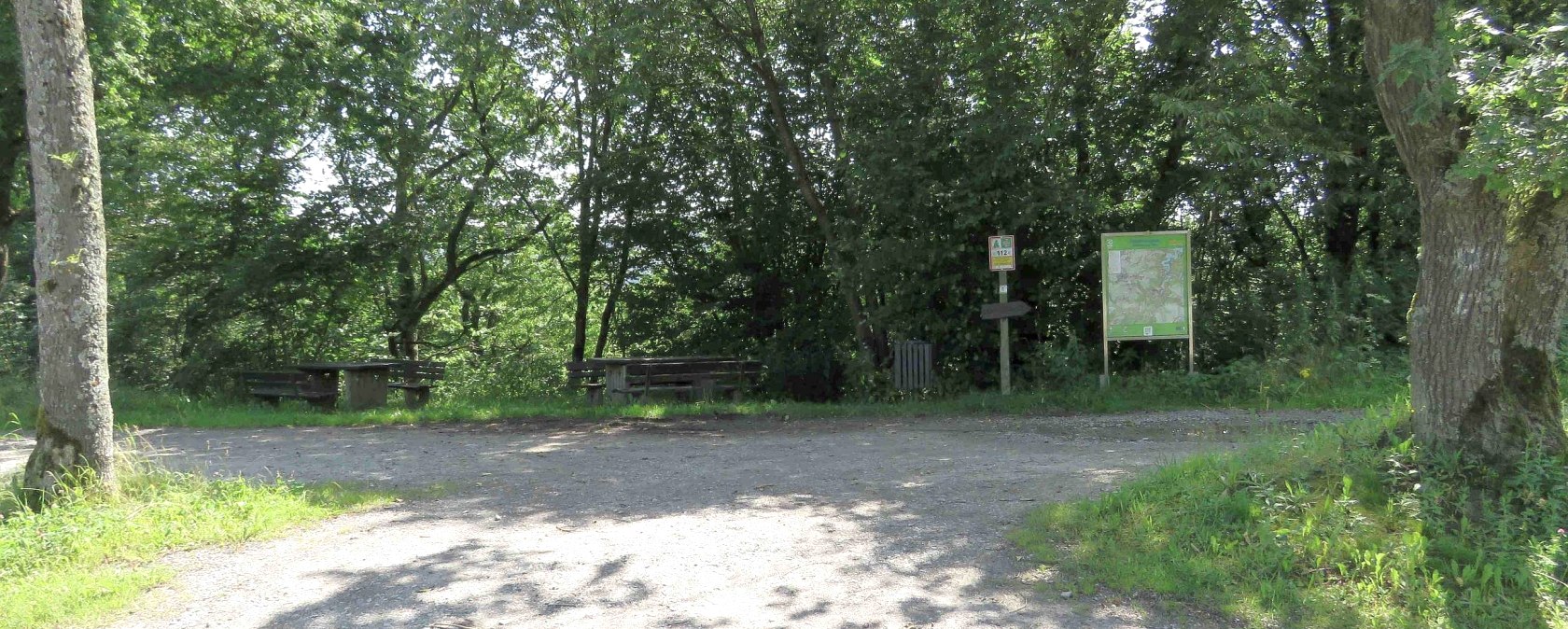 Hikers' parking lot B266, © Rursee-Touristik GmbH