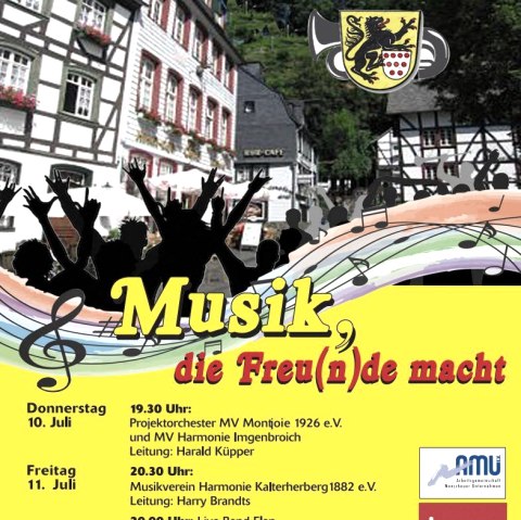 Musikwoche, © Musikvereinigung Montjoie 1926 e.V.