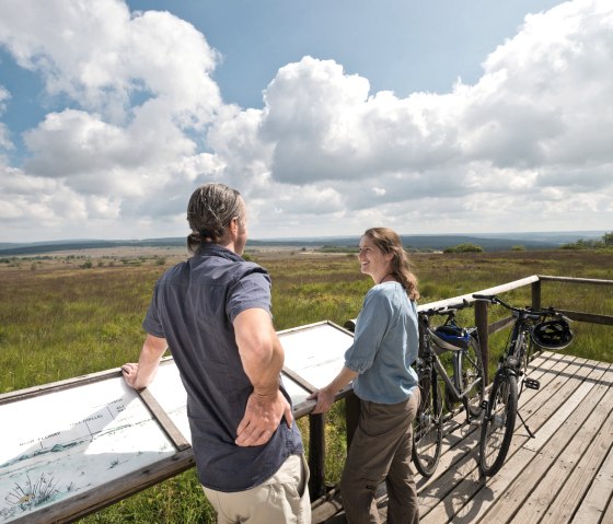 Uitzicht op de Hoge Venen bij het Signal de Botrange, © vennbahn.eu