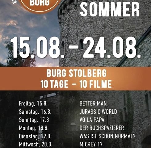 Open Air Kino Sommer, © Gesellschaft für Stadtmarketing Stolberg e.V.