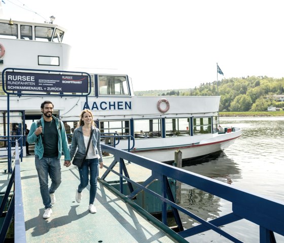 Steiger en schip, © Eifel-Tourismus GmbH, Dominik Ketz