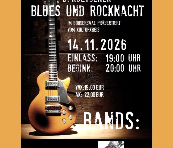 Rocck und Blues Nacht, © Kulturkreis der Gemeinde Roetgen e.V.