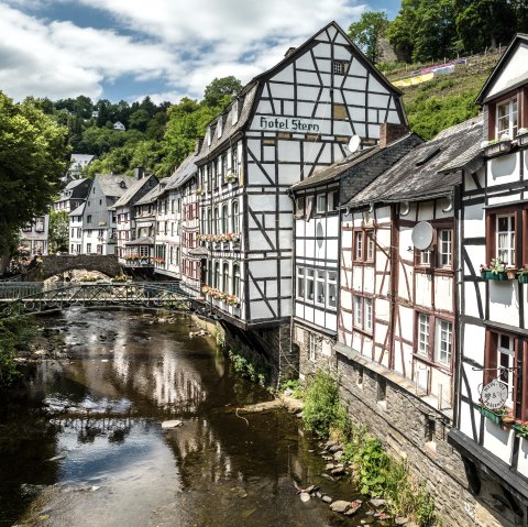 Historisch oud centrum van Monschau aan de Rur, © Eifel Tourismus GmbH, Dominik Ketz
