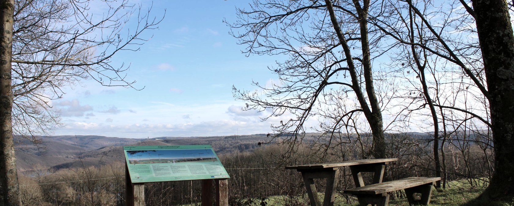 Wanderparkplatz Eifel-Blick Jugendherberg, © Rursee-Touristik GmbH
