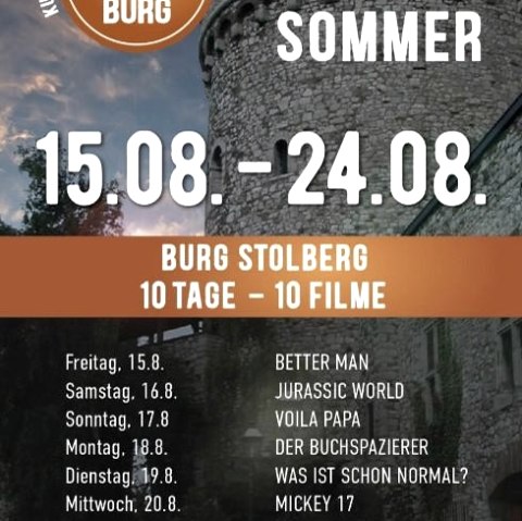 Open Air Kino Sommer, © Gesellschaft für Stadtmarketing Stolberg e.V.