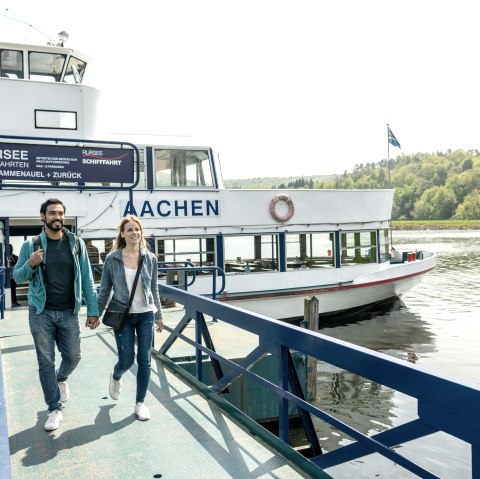 Steiger en schip, © Eifel-Tourismus GmbH, Dominik Ketz